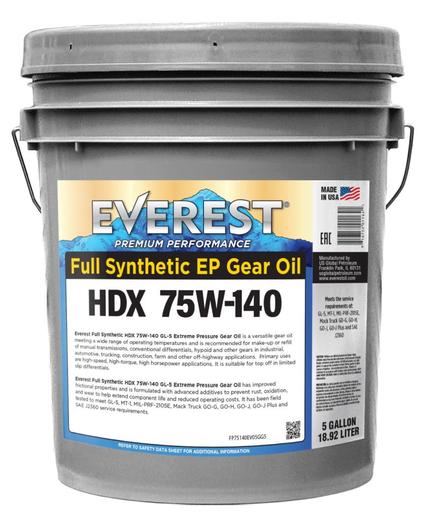 Everest 75W-140 Full Synthetic GL-5 GEAR OIL